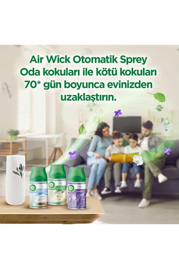 Oda Kokusu Freshmatik, Otomatik Sprey Makine Yedek Bahar Çiçekleri 3x250 ml
